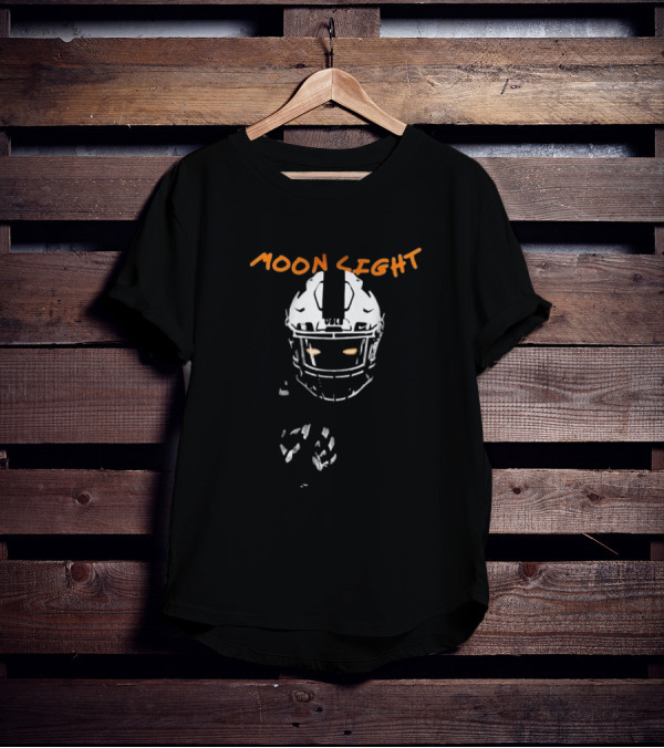 Tennessee Volunteers Moon Light NCAA Football Helmet T-Shirt