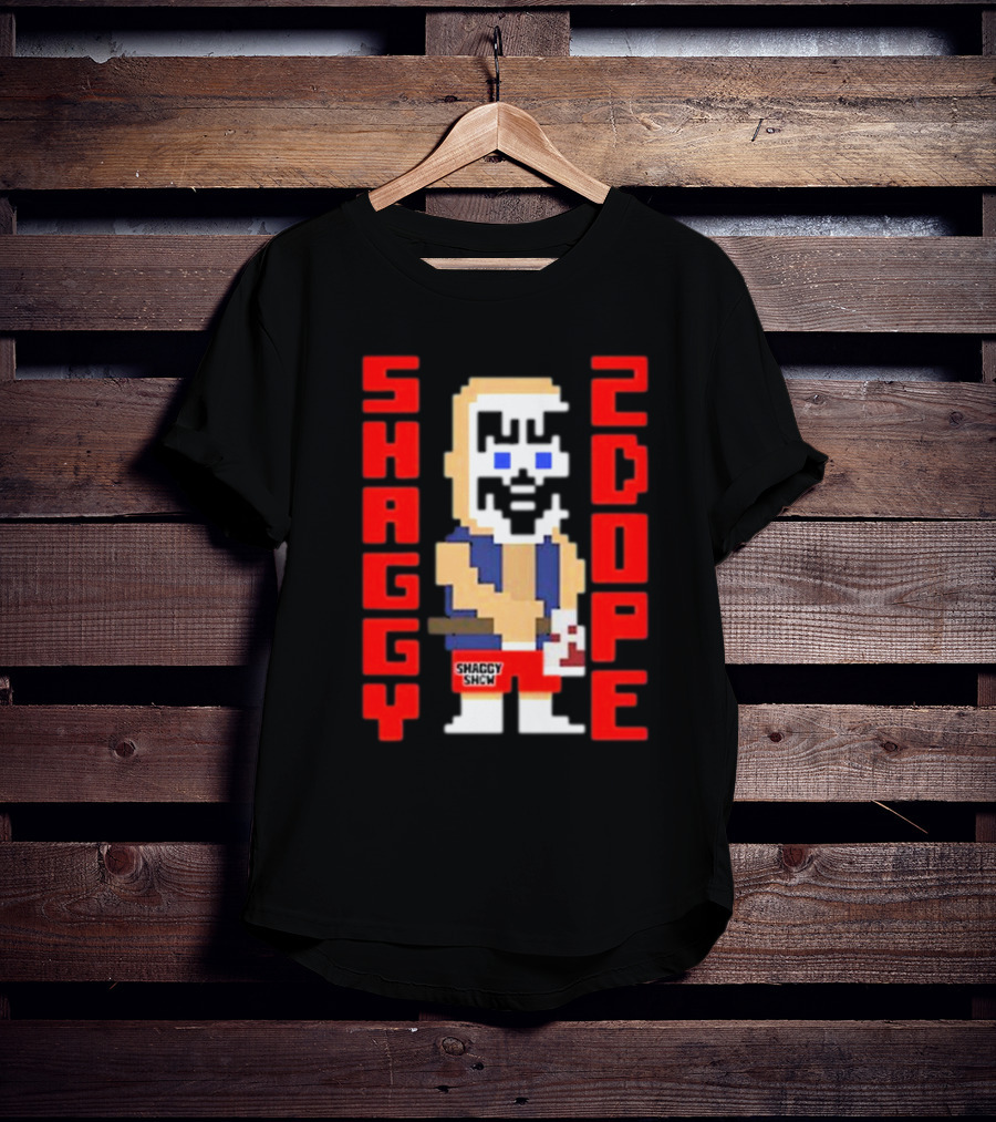 Shaggy 2 Dope Retro Pixel Art From The Shaggy Show Video-game T-Shirt