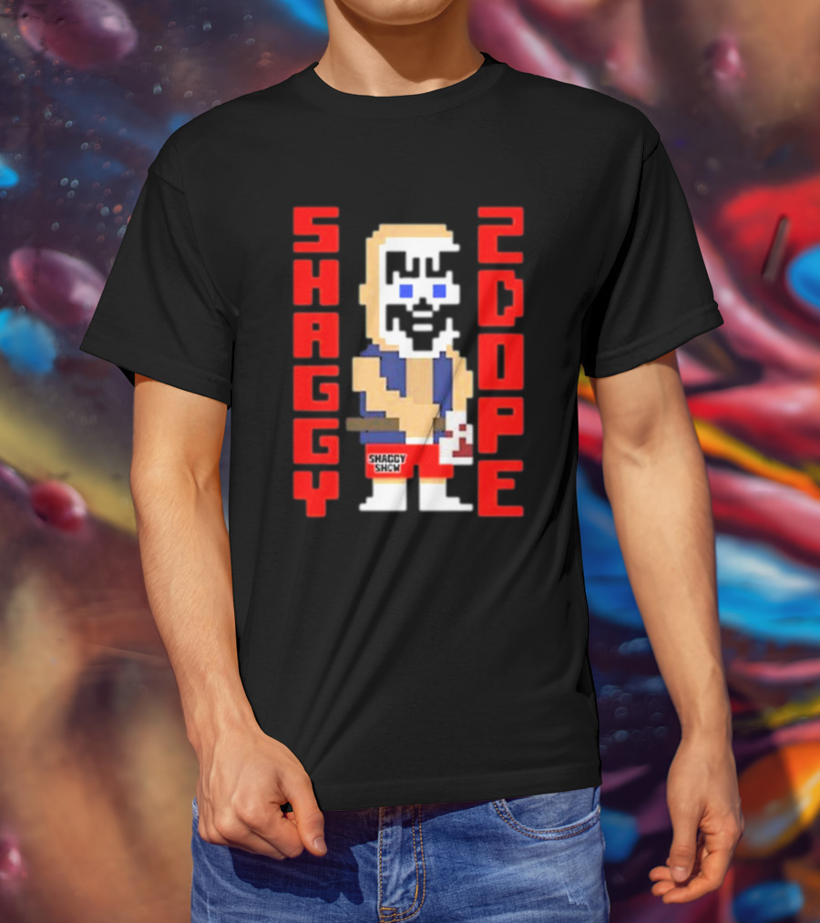 Shaggy 2 Dope Retro Pixel Art From The Shaggy Show Video-game T-Shirt