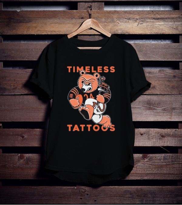 Timeless Tattoos Chicago Bears Football Bear T-Shirt