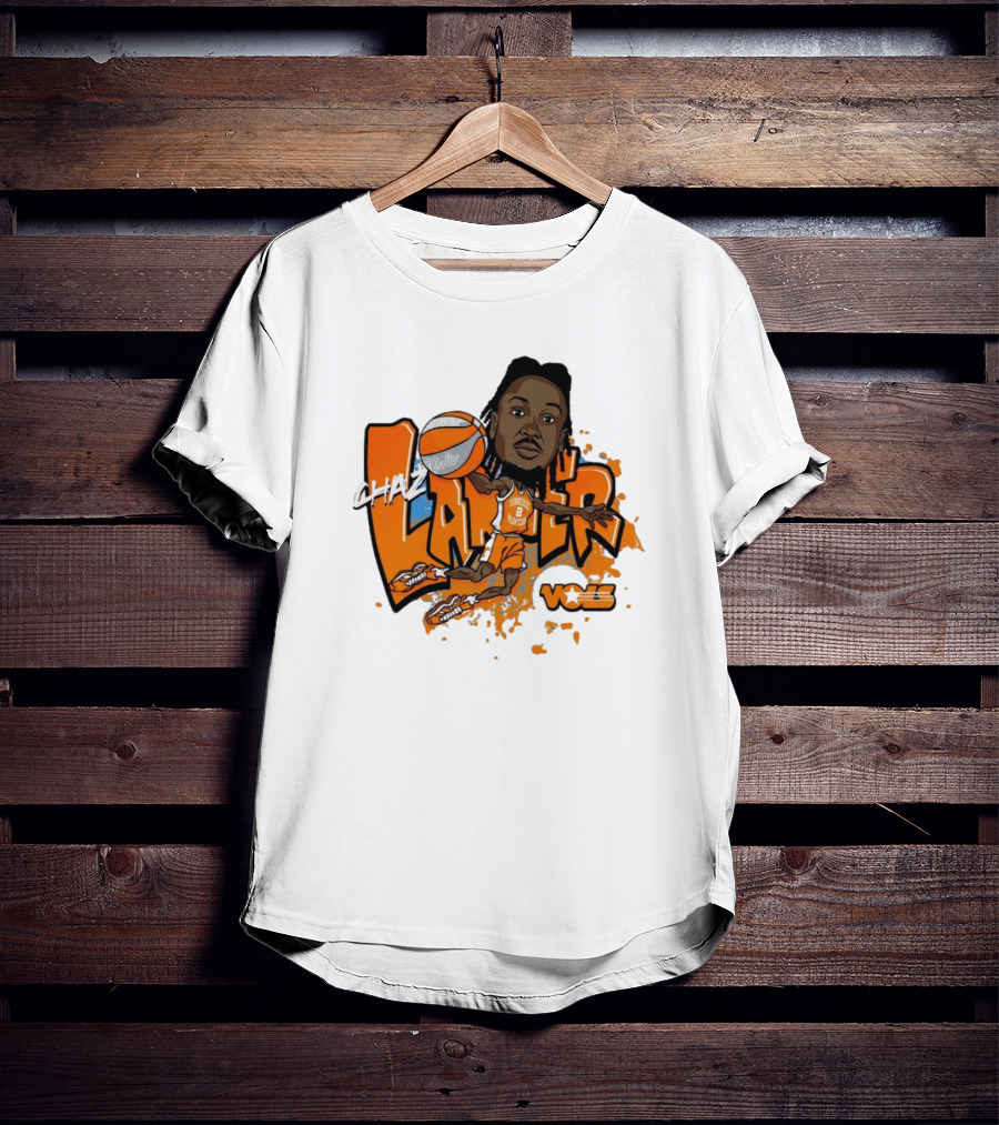 Chaz Lanier Tennessee Vols Basketball Caricature NCAA Volunteers T-Shirt