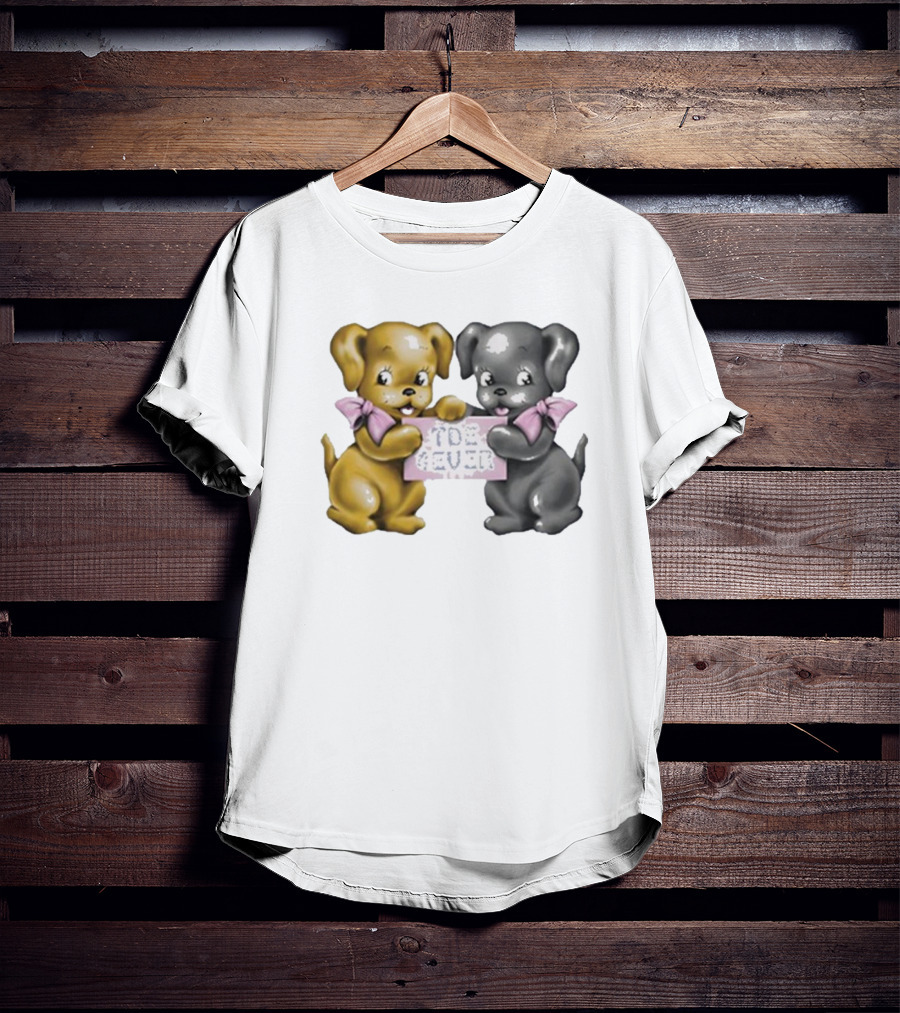 Tde Forever The Driver Era Cute Puppy Duo With Bows T-Shirt