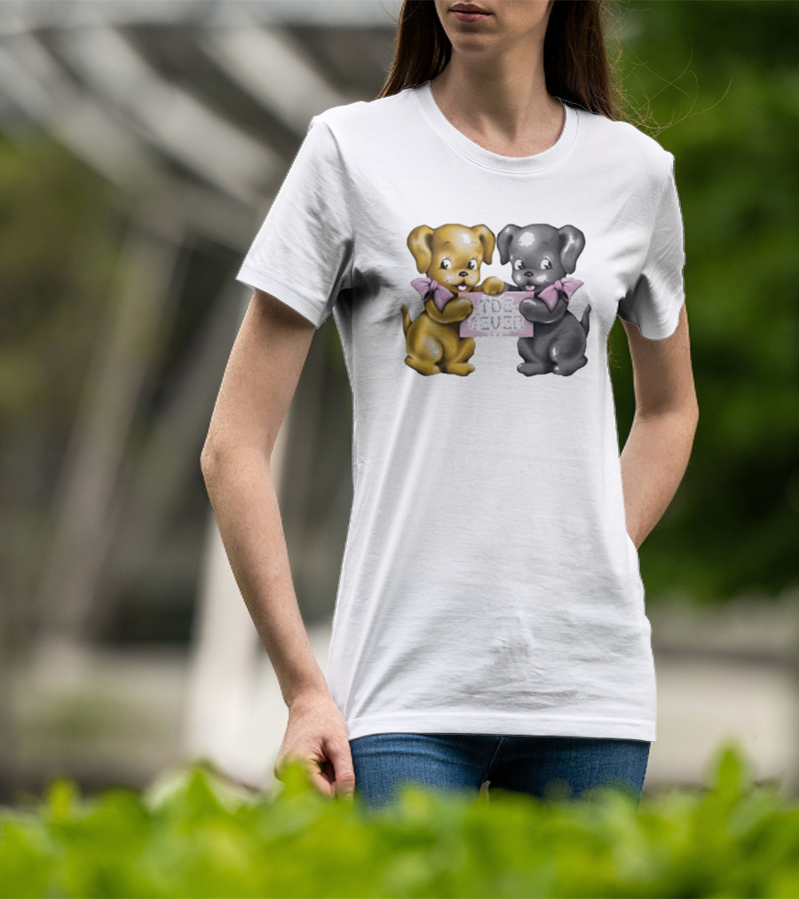 Tde Forever The Driver Era Cute Puppy Duo With Bows T-Shirt