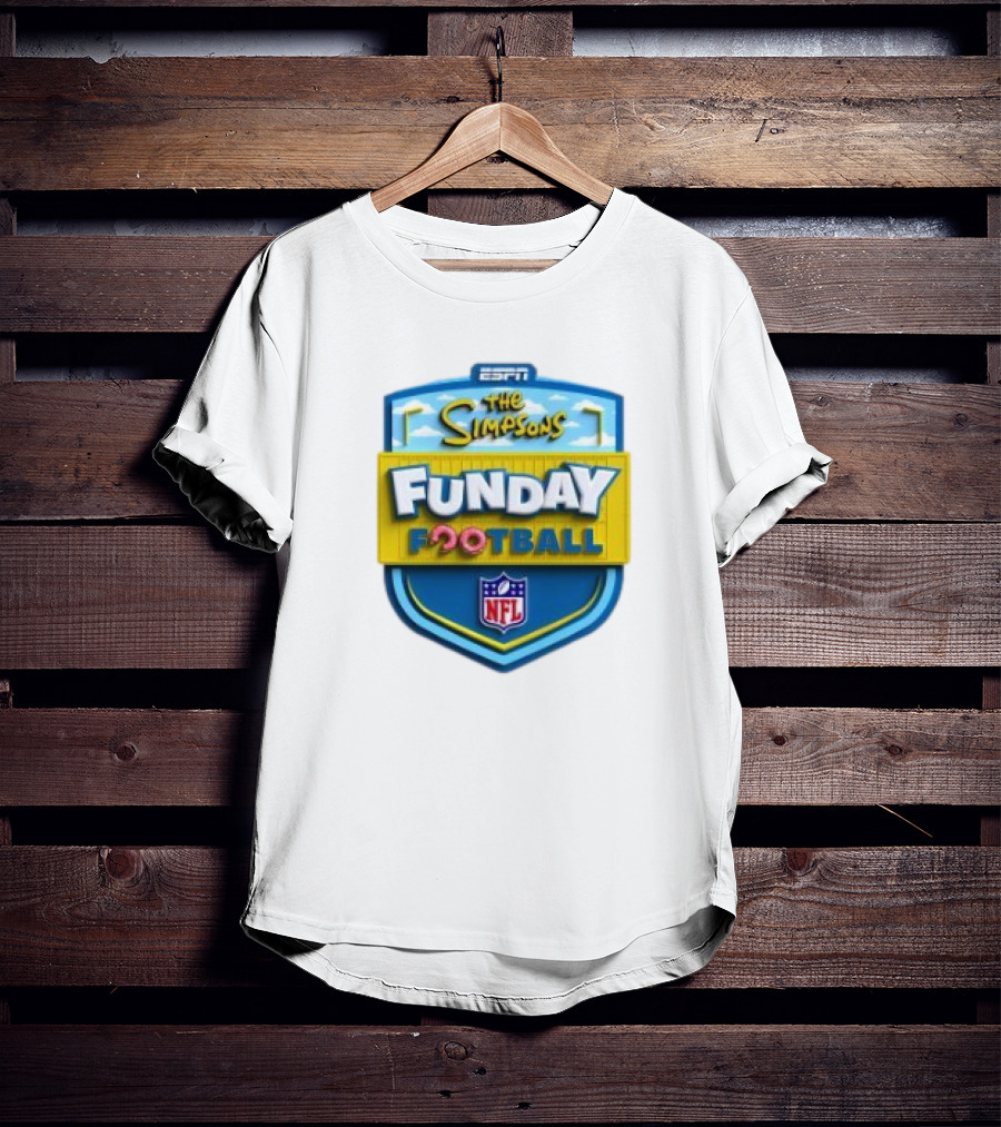 ESPN The Simpsons Funday Football NFL T-Shirt