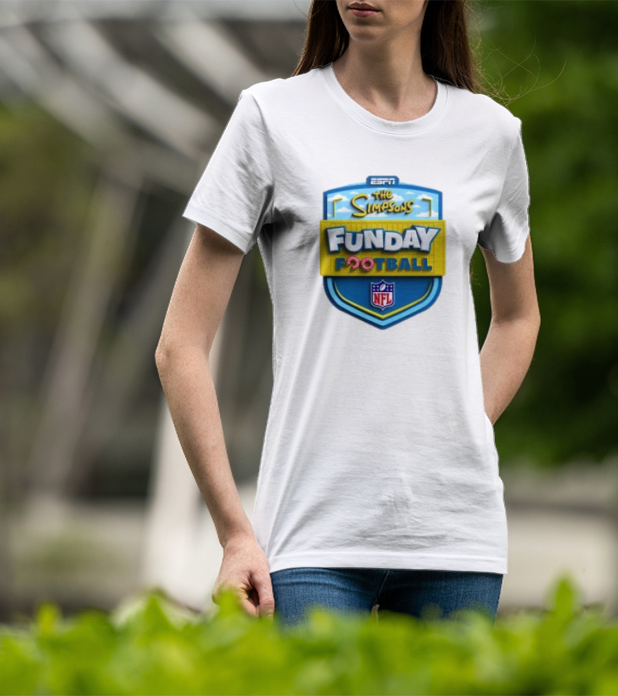ESPN The Simpsons Funday Football NFL T-Shirt