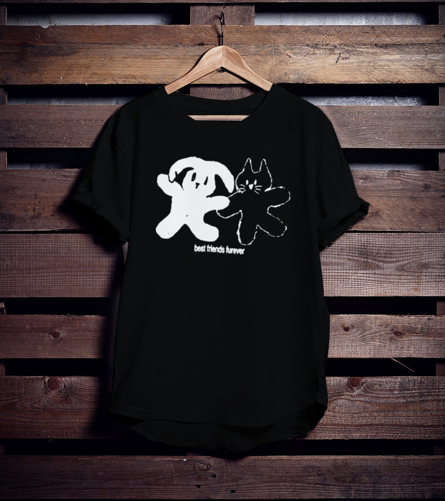 Angeltype Best Friends Furever Puppy And Kitten Duo T-Shirt