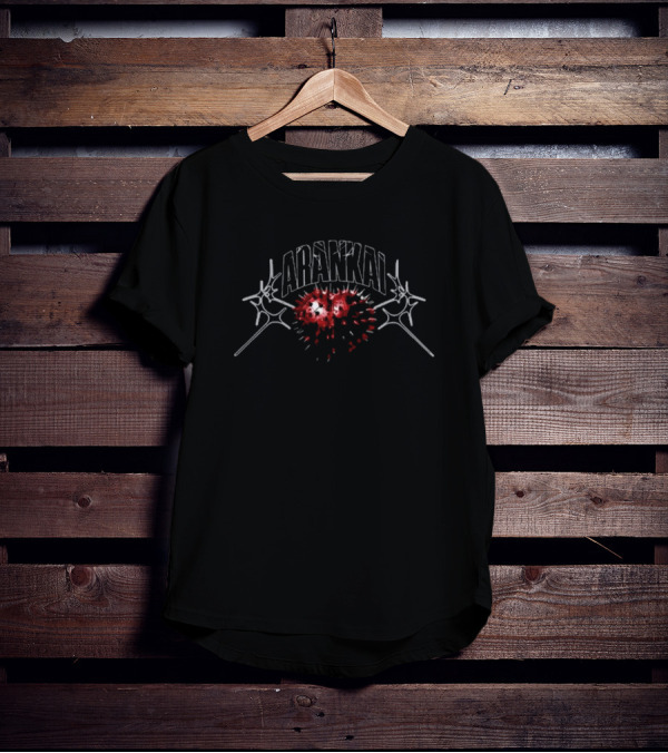 Arankai Keychain Heart With Shattered Skull T-Shirt