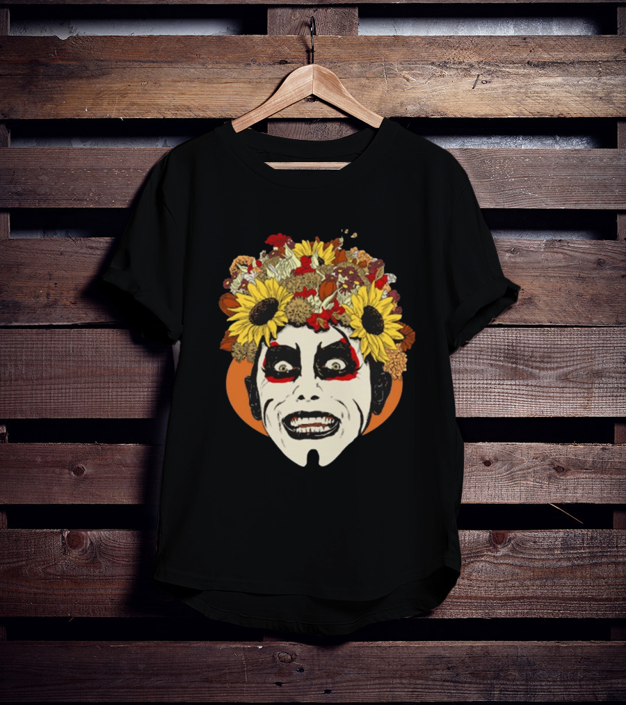 Danhausen Fallhausen Sunflower Face Paint WWE Wrestling T-Shirt