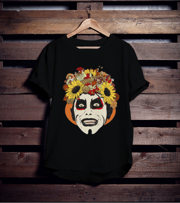 Danhausen Fallhausen Sunflower Face Paint WWE Wrestling T-Shirt