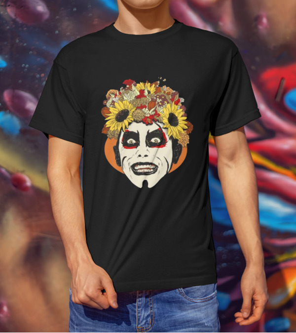 Danhausen Fallhausen Sunflower Face Paint WWE Wrestling T-Shirt