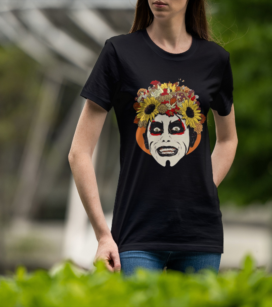 Danhausen Fallhausen Sunflower Face Paint WWE Wrestling T-Shirt