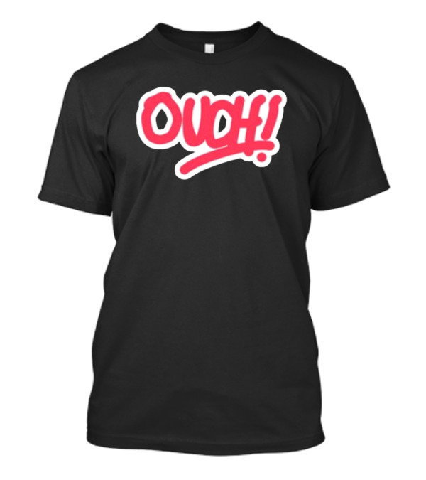 Matt Watson Ouch Red Text 90s T-Shirt