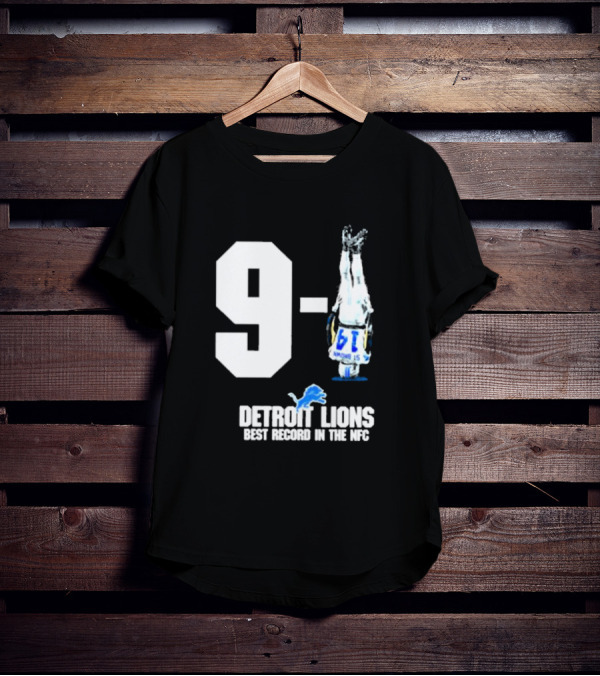 Onepride 9 1 Detroit Lions Best Record In The NFC T-Shirt