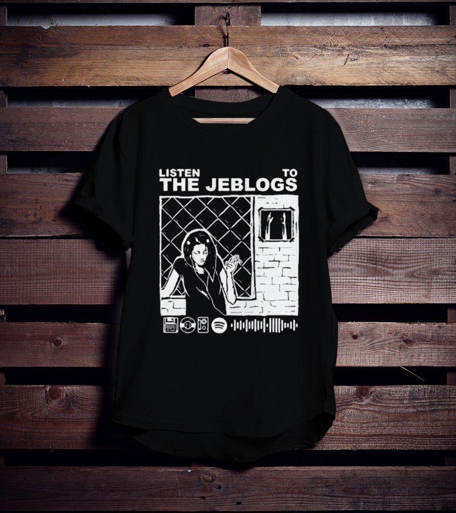 Listen To The Jeblogs Music Streaming Icons T-Shirt