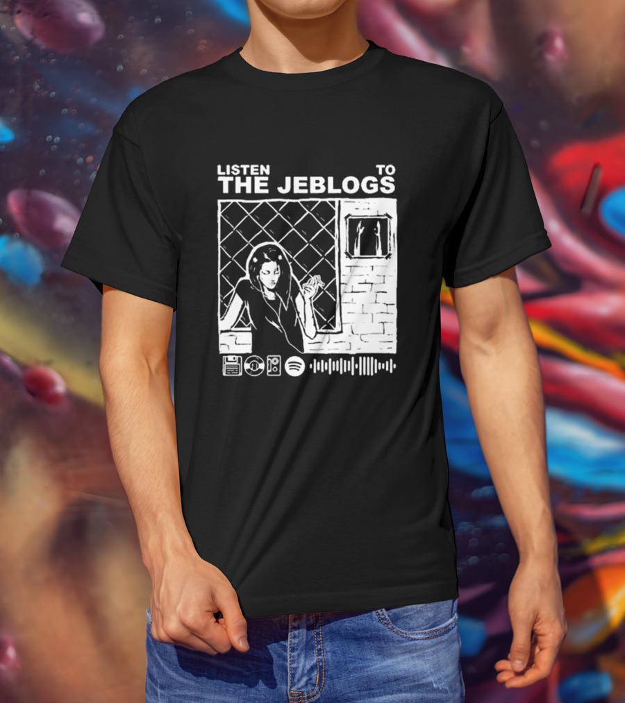Listen To The Jeblogs Music Streaming Icons T-Shirt
