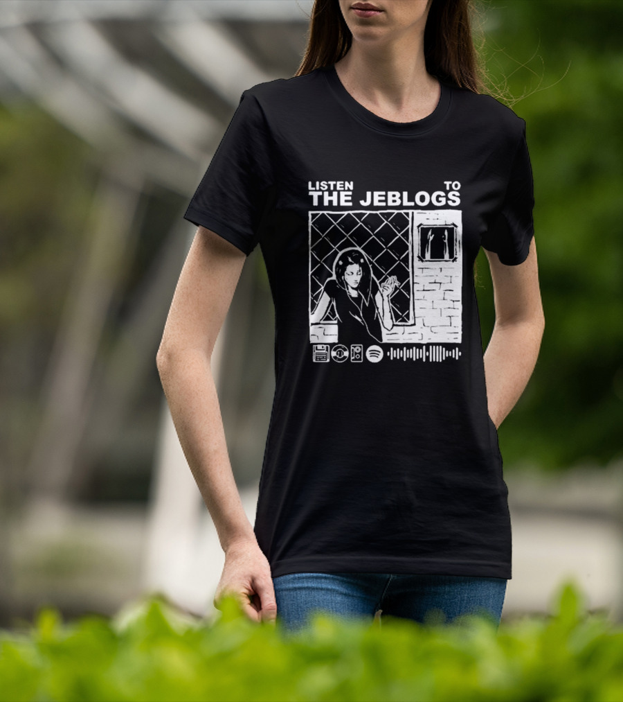 Listen To The Jeblogs Music Streaming Icons T-Shirt