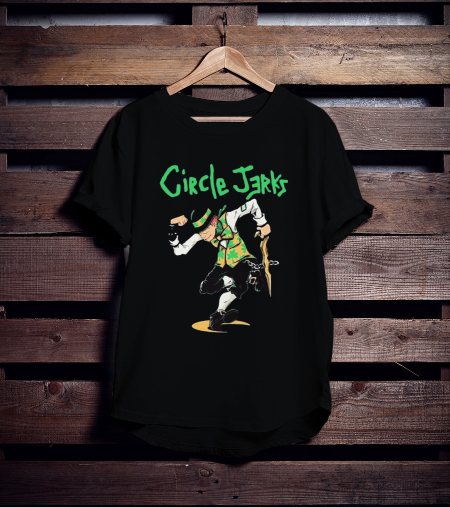 Circle Jerks Band Boston 24 Dance Leprechaun T-Shirt