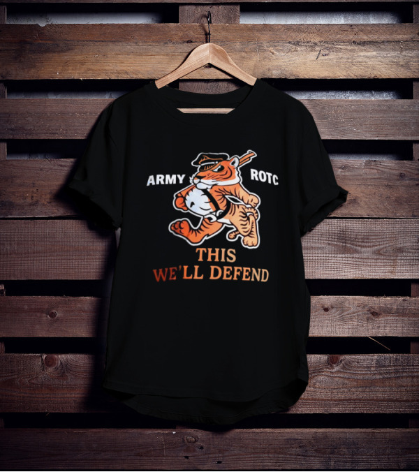 Clemson Tigers Army ROTC Mascot This We’ll Defend T-Shirt