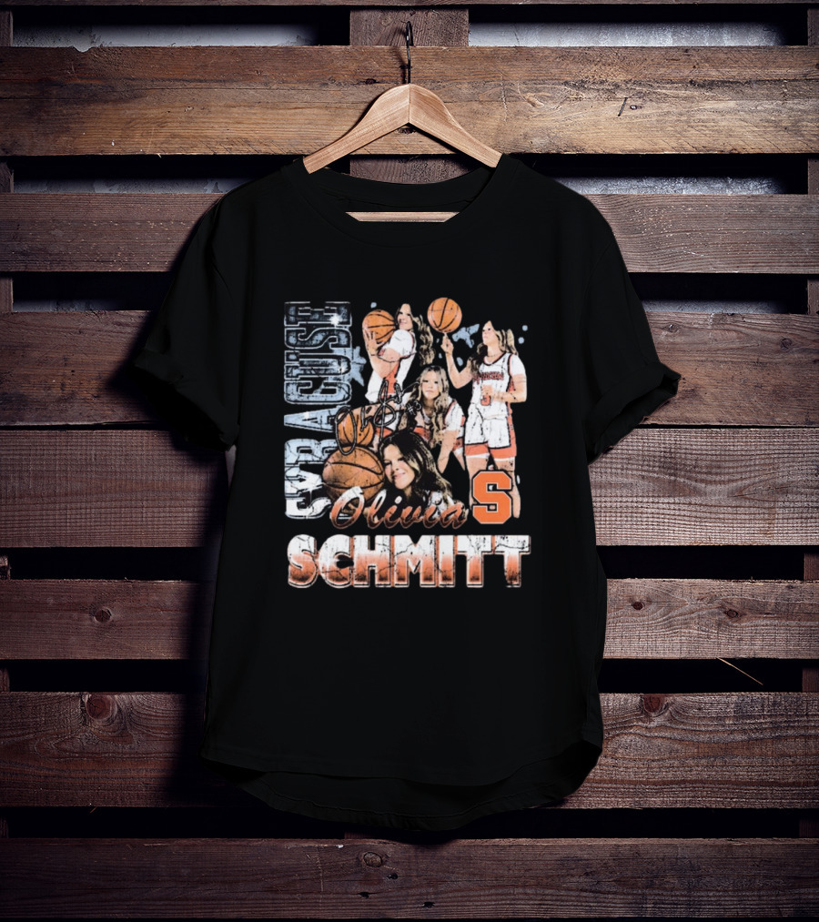 Olivia Schmitt Syracuse Basketball Signature 90s T-Shirt