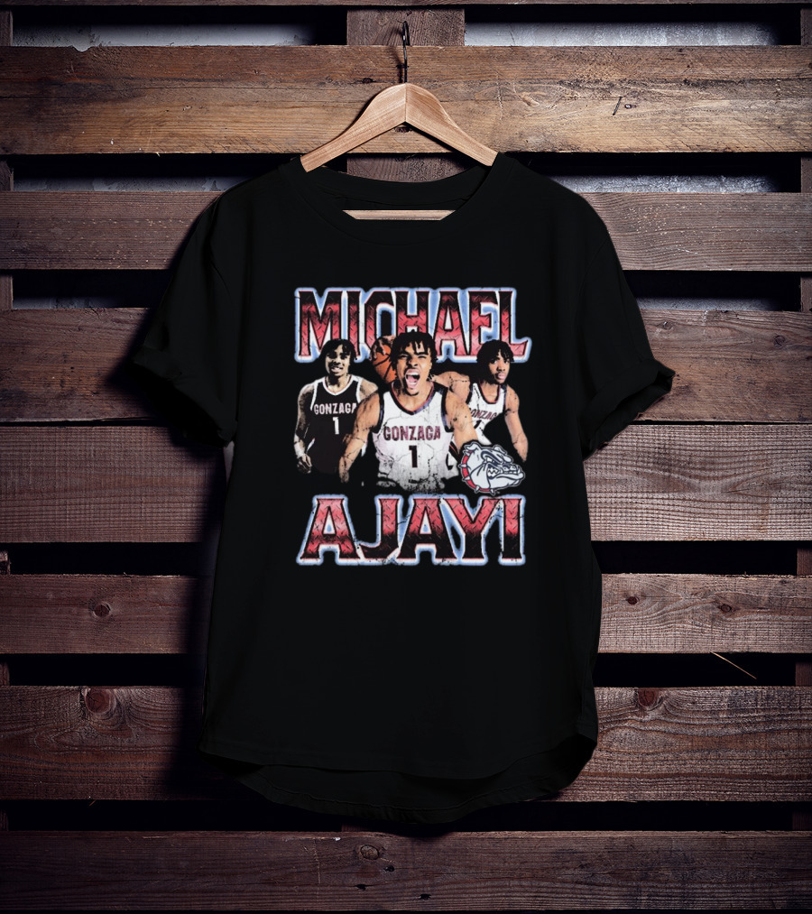 Michael Ajayi Gonzaga Bulldogs Basketball 90s T-Shirt