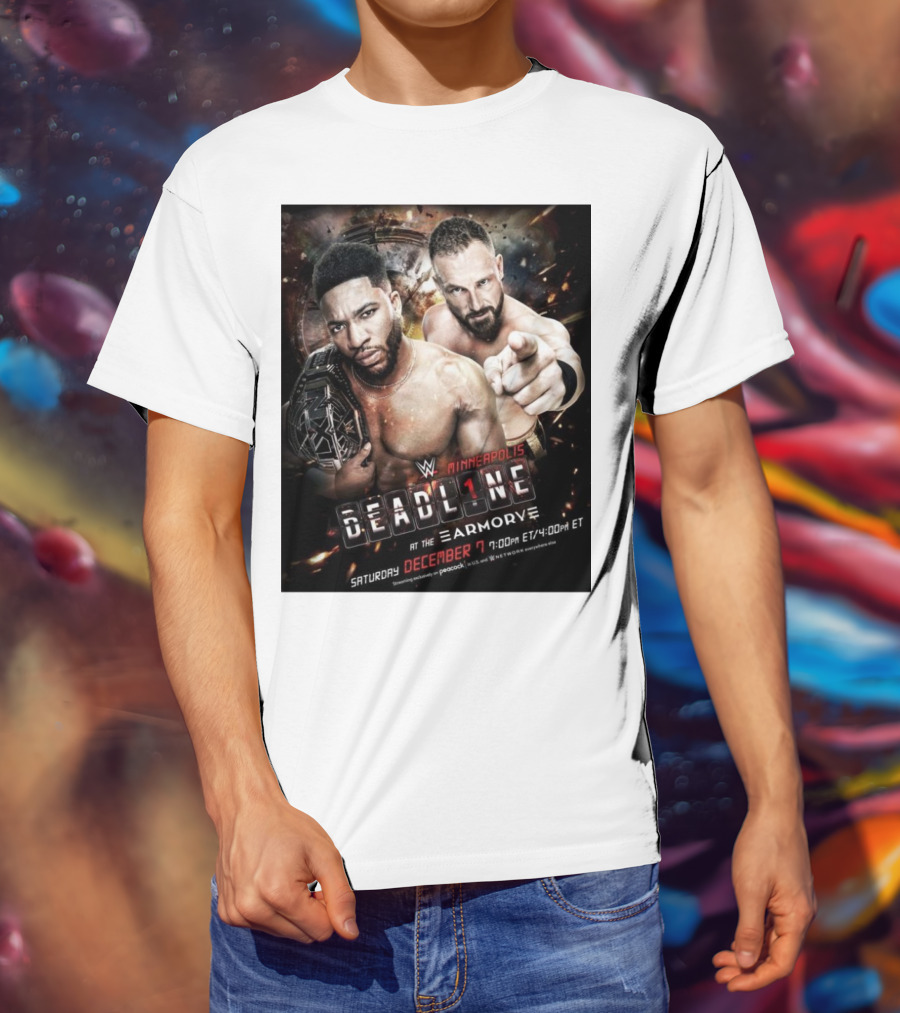 WWE NXT Deadline At The Armory Minneapolis Saturday December 7 7:00 PM ET / 4:00 PM ET T-Shirt