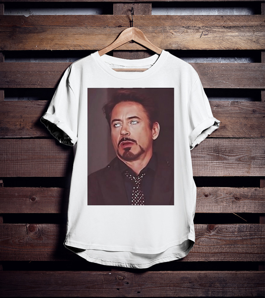 The RDJ Eye Roll Meme Face T-Shirt