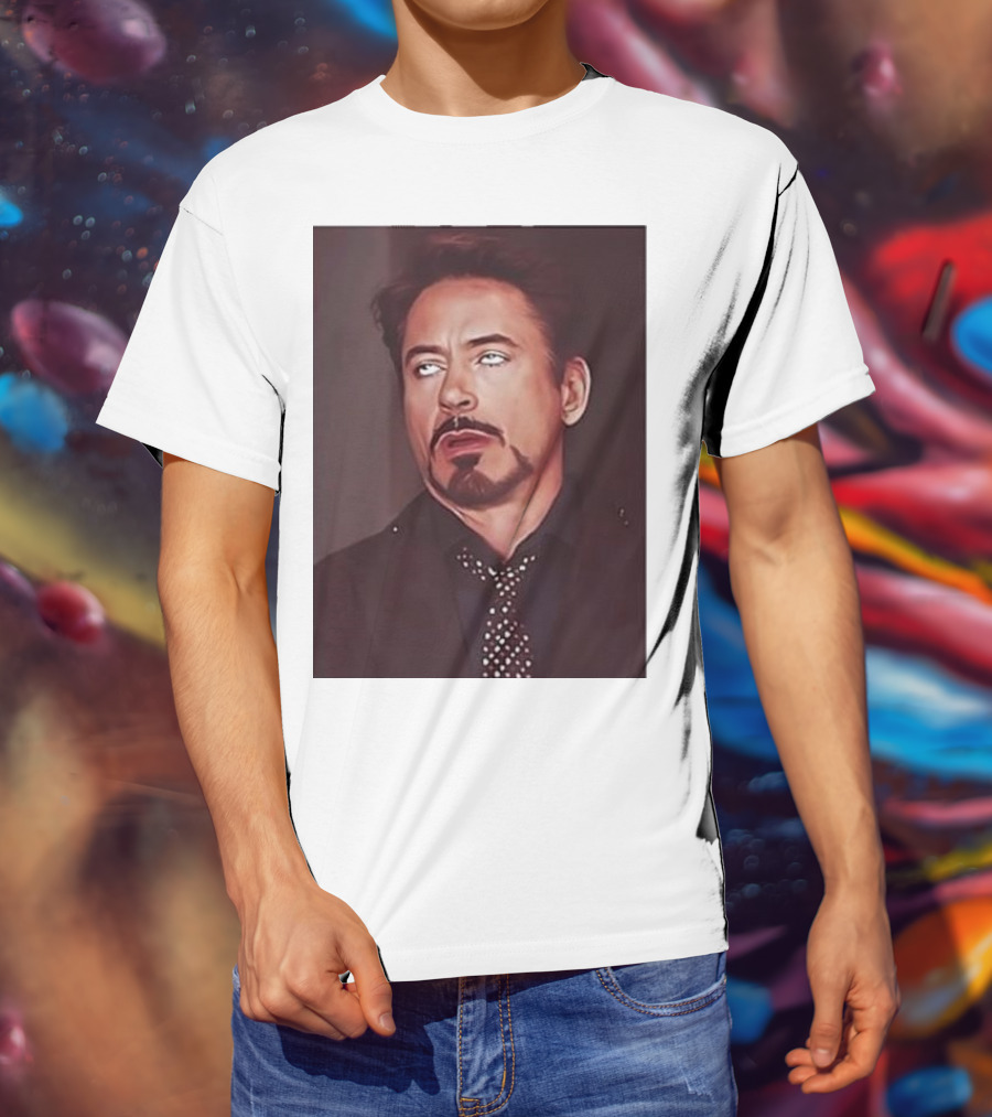 The RDJ Eye Roll Meme Face T-Shirt
