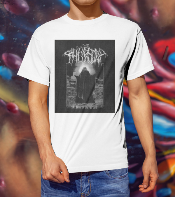 Thursday A Hole In The World Mysterious Cloaked Figure In Cemetery T-Shirt