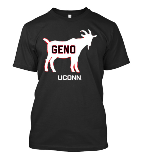 UConn Huskies Geno Basketball GOAT T-Shirt