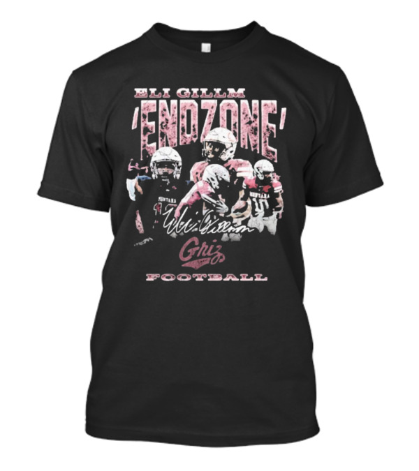Eli Gillman Endzone Griz Football Montana 90s Signature T-Shirt