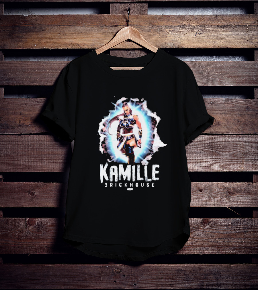 Kamille Brickhouse AEW Burst Impact T-Shirt