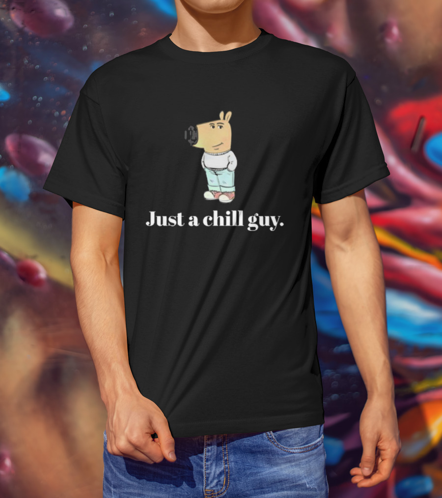 Just A Chill Guy Krone Relaxed Character T-Shirt