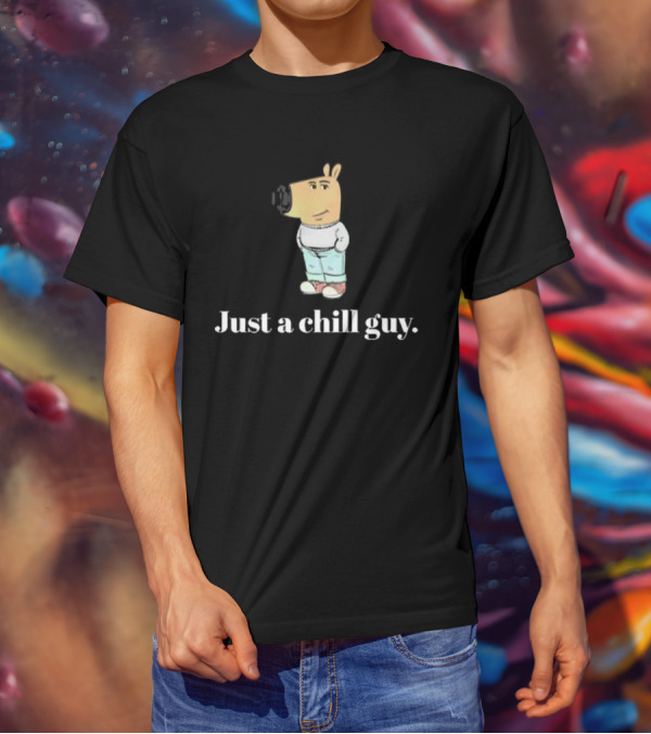 Just A Chill Guy Krone Relaxed Character T-Shirt