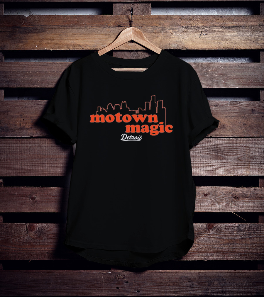 MLB Detroit Tigers Motown Magic Skyline Detroit T-Shirt