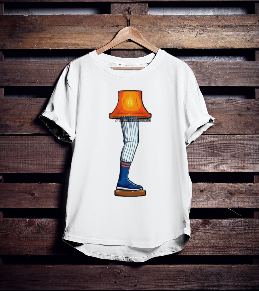 LGM Leg Lamp New York Mets MLB Baseball T-Shirt
