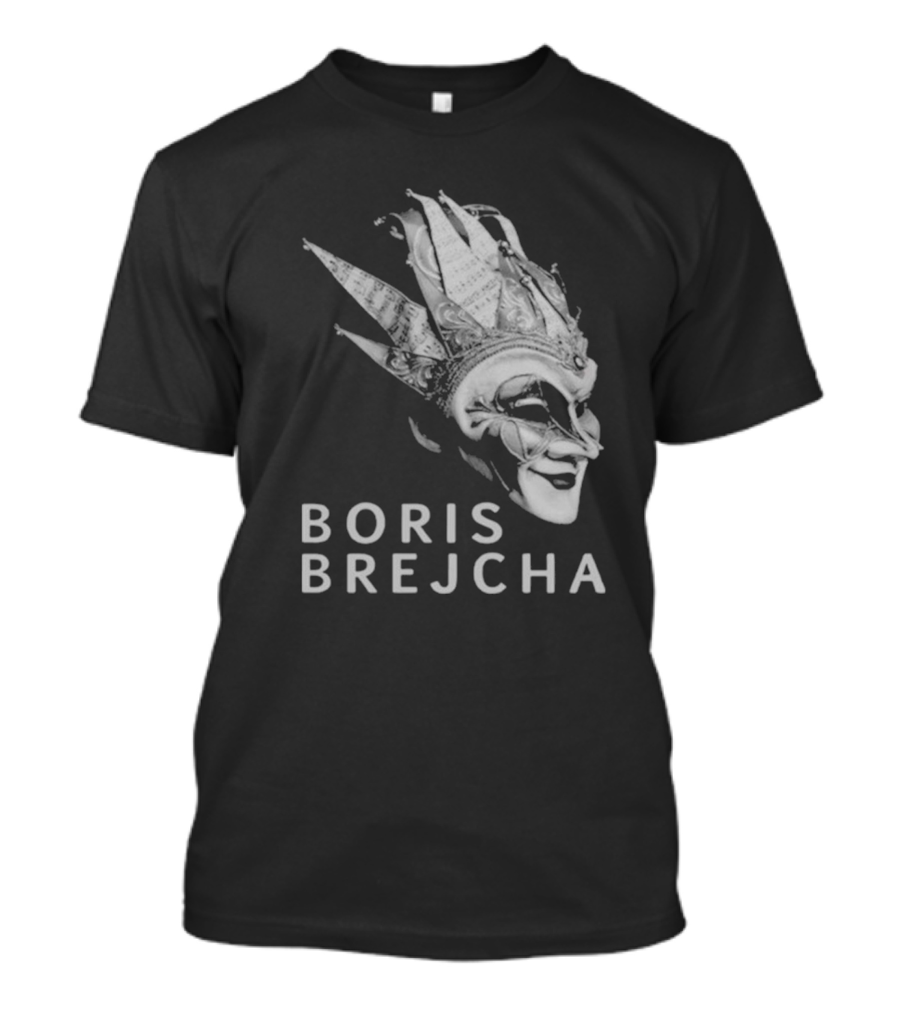 Boris Brejcha Joker Mask Monochrome Music Concept T-Shirt