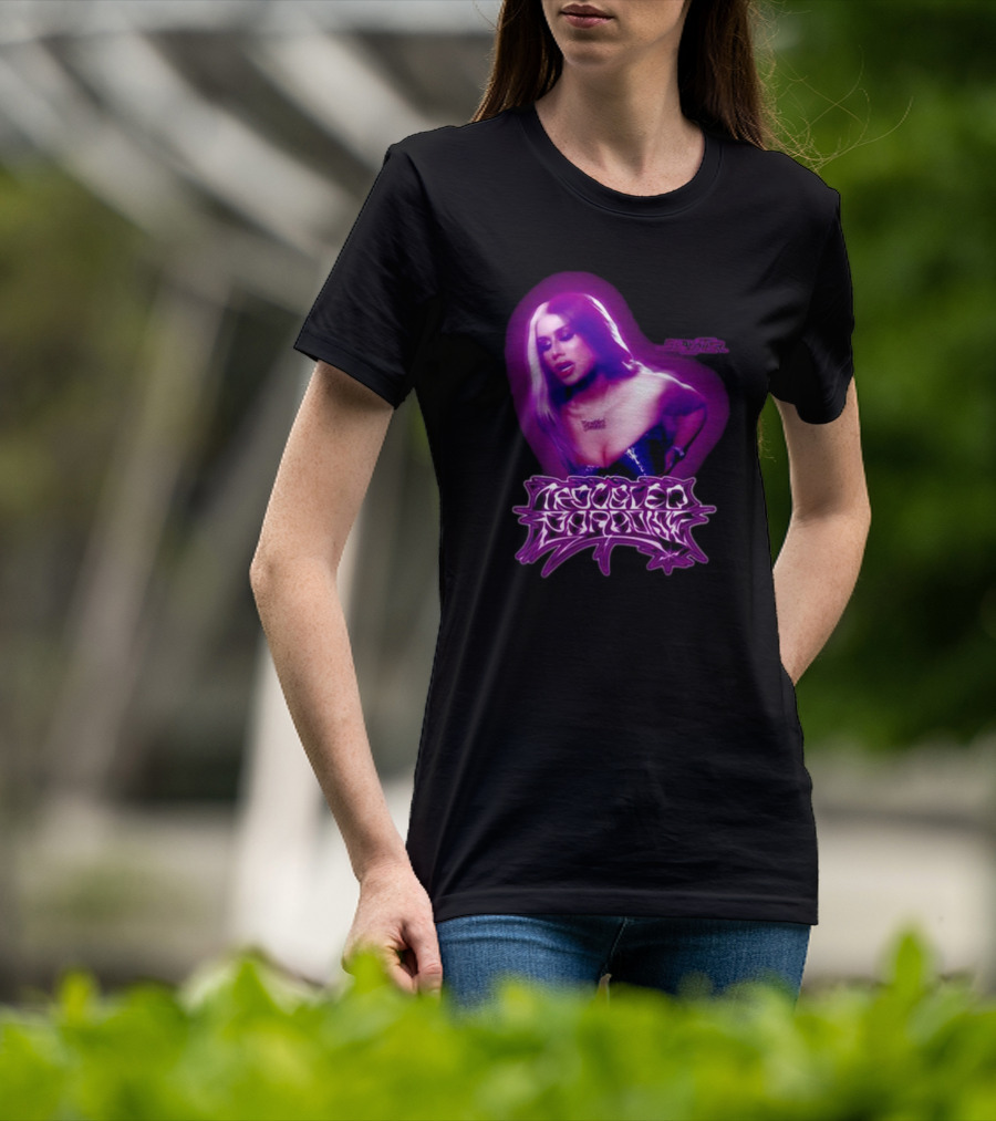 Slayyyter Troubled Paradise Purple Aura T-Shirt