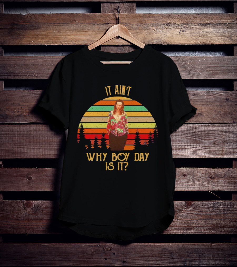 Drexl Spivey It Ain’t White Boy Day Is It Vintage Retro Sunset T-Shirt
