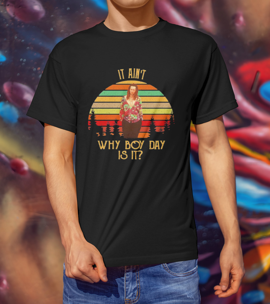 Drexl Spivey It Ain’t White Boy Day Is It Vintage Retro Sunset T-Shirt