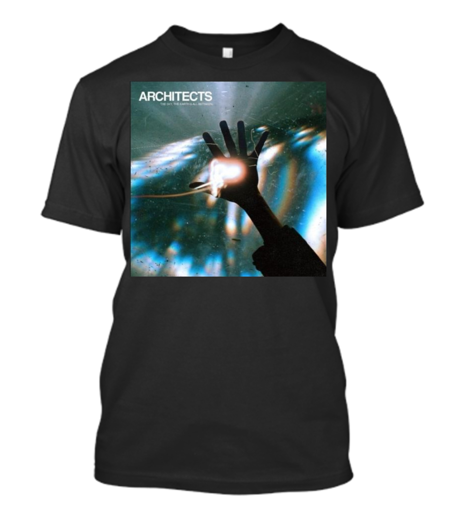 ARCHITECTS The Sky, The Earth And All Between Hand Through Light Rays T-Shirt