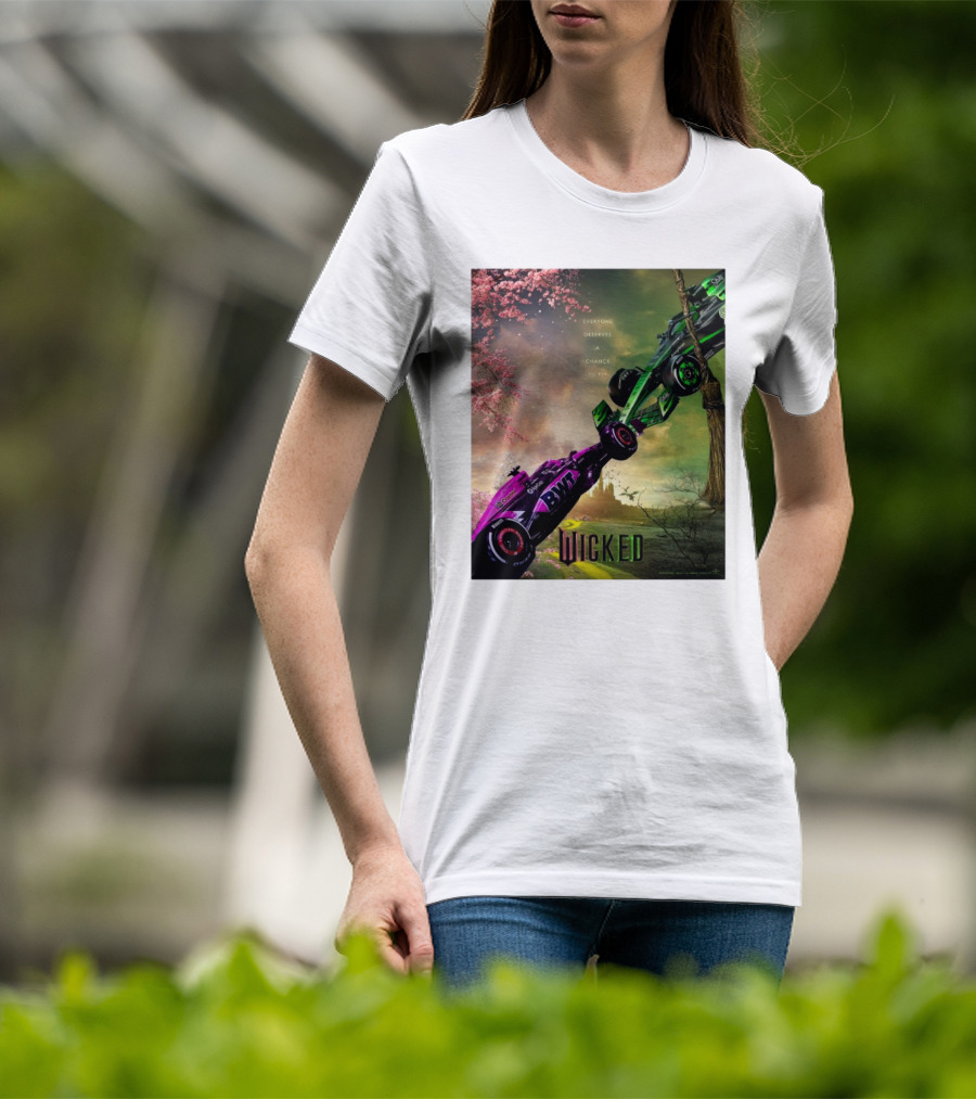 Wicked Everyone Deserves A Chance To Fly Racing Cars Vertical Sky Forest T-Shirt