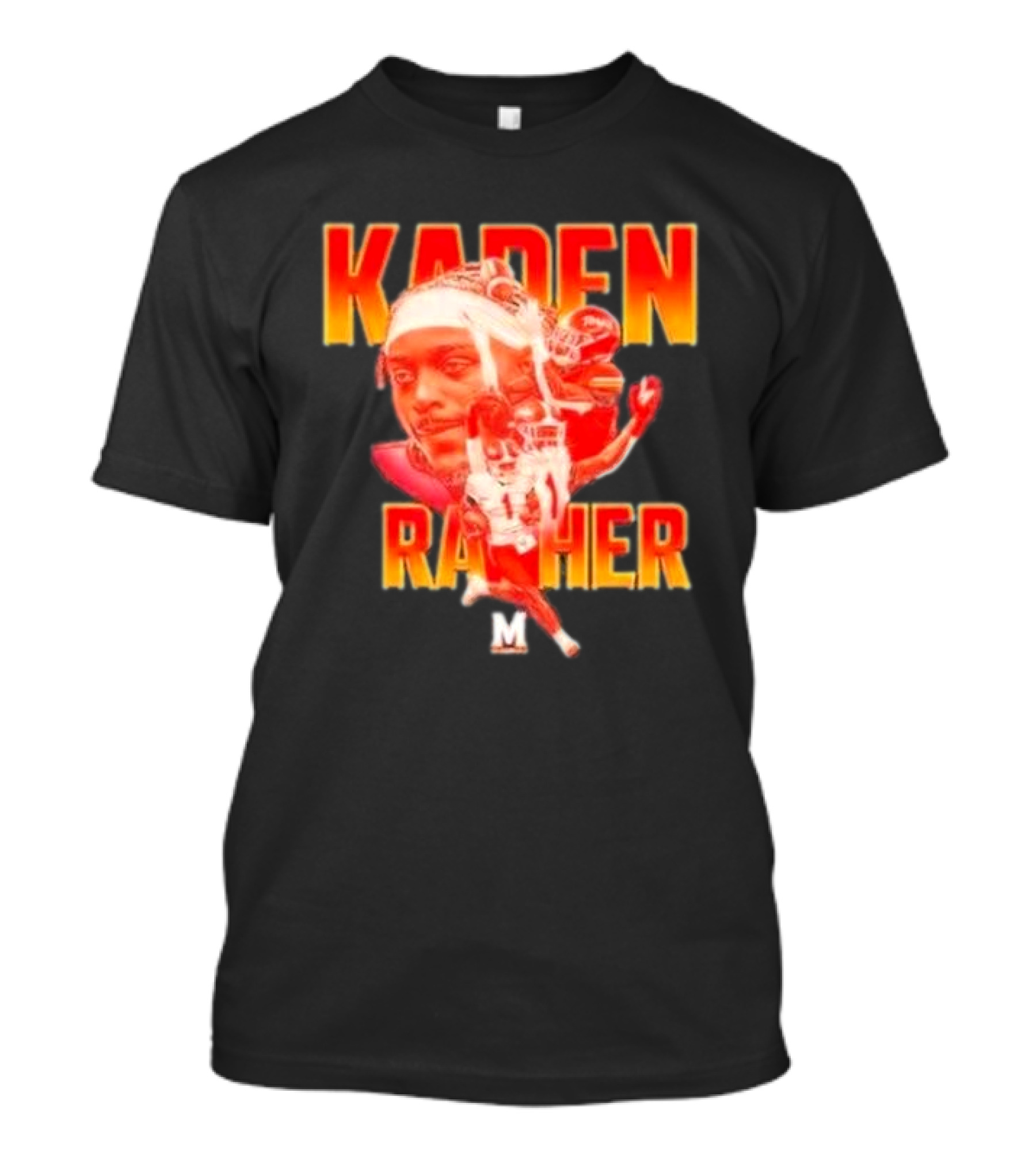Kaden Prather Maryland Terrapins Football Player Collage T-Shirt