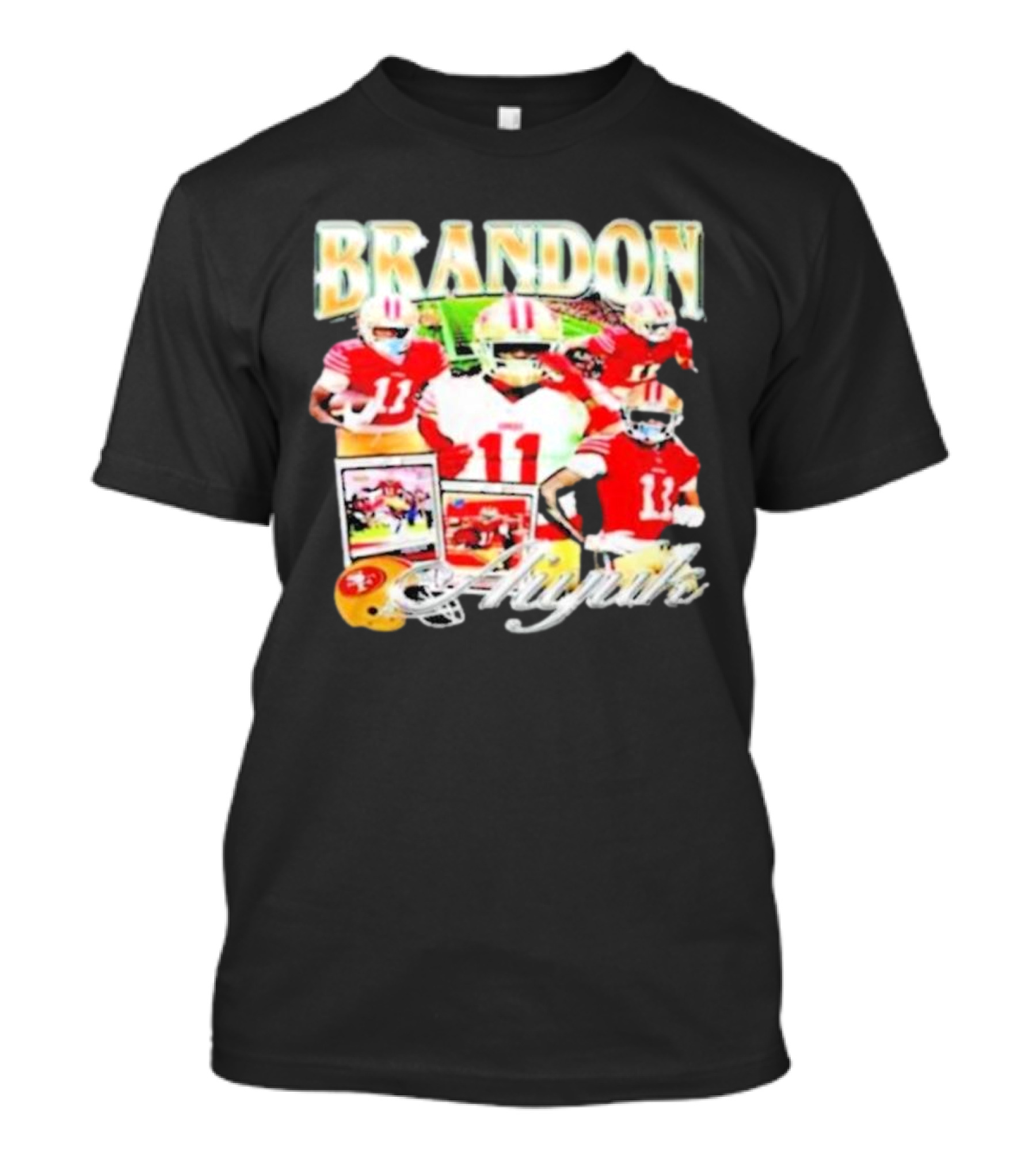 Brandon Aiyuk San Francisco 49ers Football Collage BA IGYB T-Shirt
