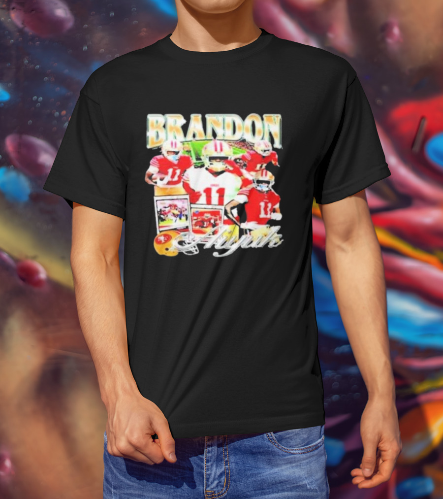 Brandon Aiyuk San Francisco 49ers Football Collage BA IGYB T-Shirt