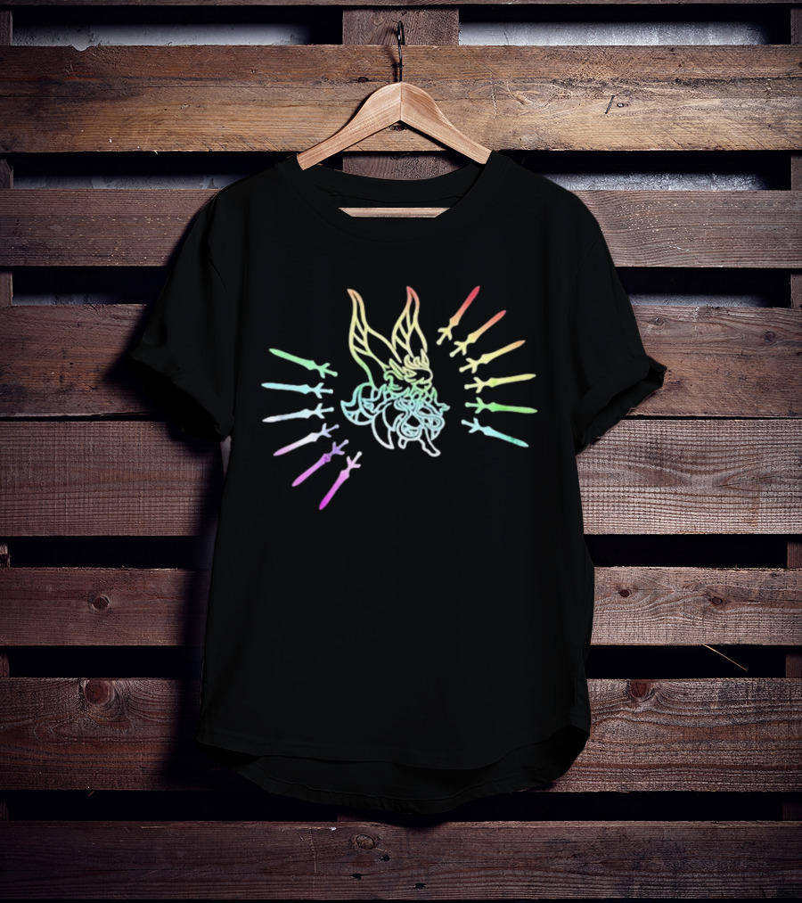 Terraria Empress Of Light Rainbow Swords T-Shirt