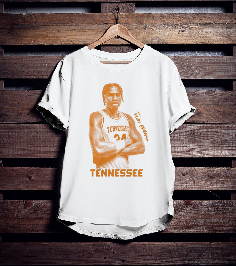 Felix Okpara Tennessee Basketball 34 Signature T-Shirt