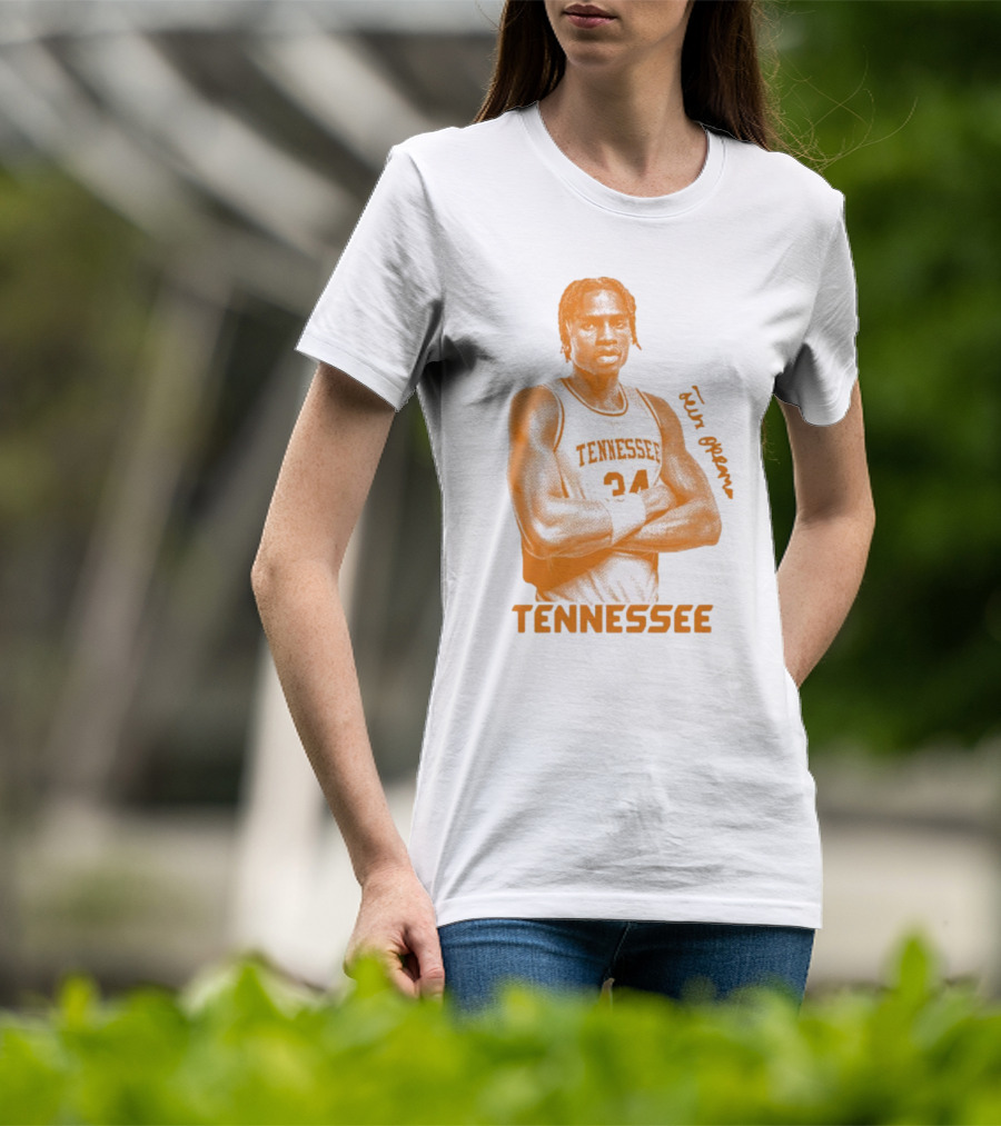 Felix Okpara Tennessee Basketball 34 Signature T-Shirt