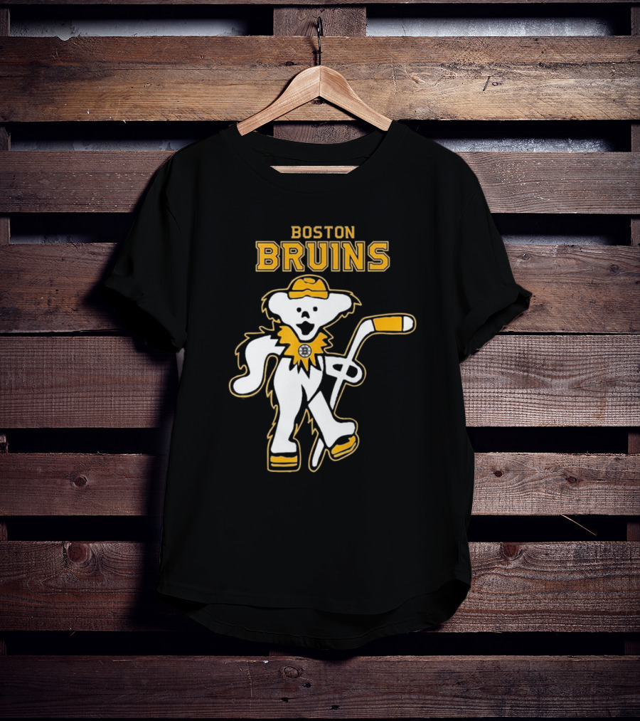 Boston Bruins Grateful Dead Dancing Bear T-Shirt