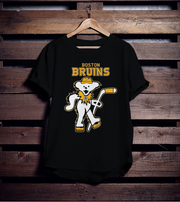 Boston Bruins Grateful Dead Dancing Bear T-Shirt