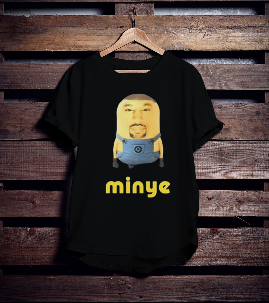 Dippytees Minye Minion Crossover Character Face T-Shirt